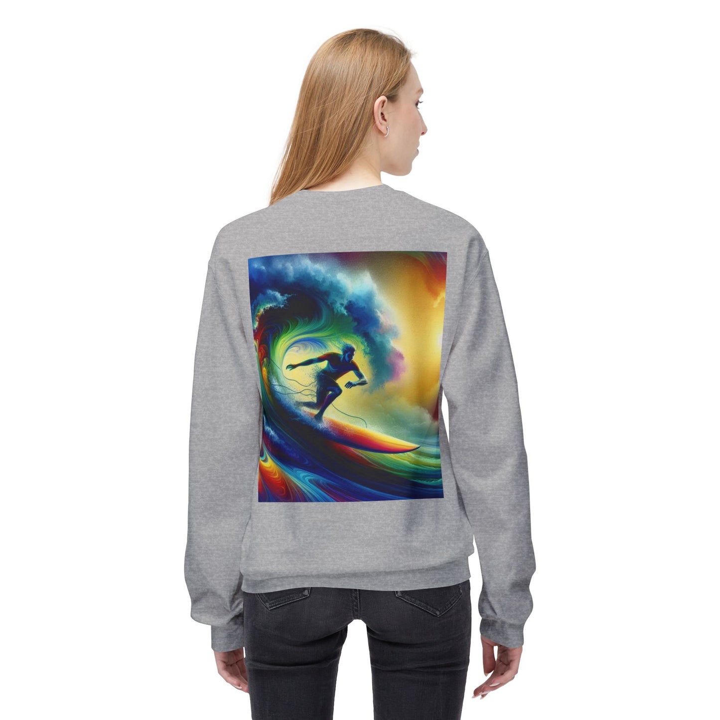 Juicy Clams Unisex Midweight Fleece Crewneck Sweatshirt (D027)