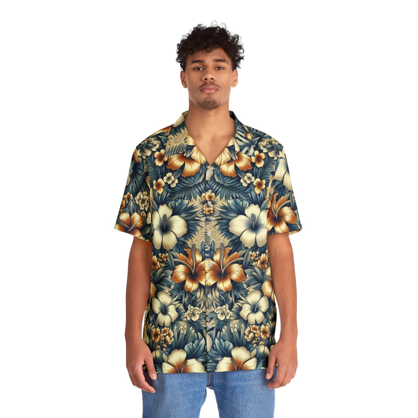 Juicy Clams Men's Hawaiian Shirt (1125)