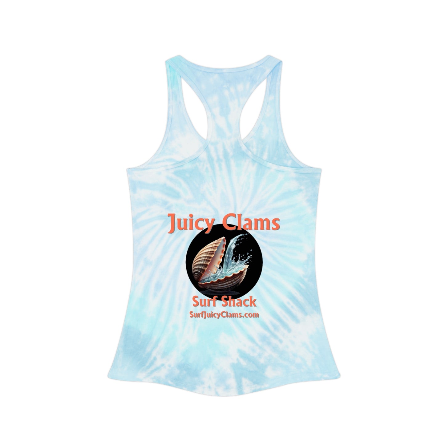 Juicy Clams Tie Dye Racerback Tank Top (A011)