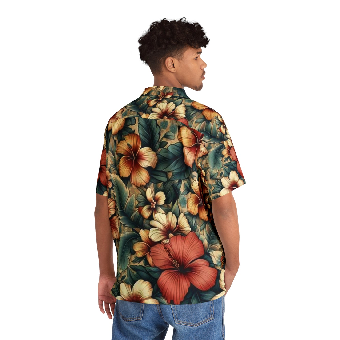 Juicy Clams Men's Hawaiian Shirt (1096)