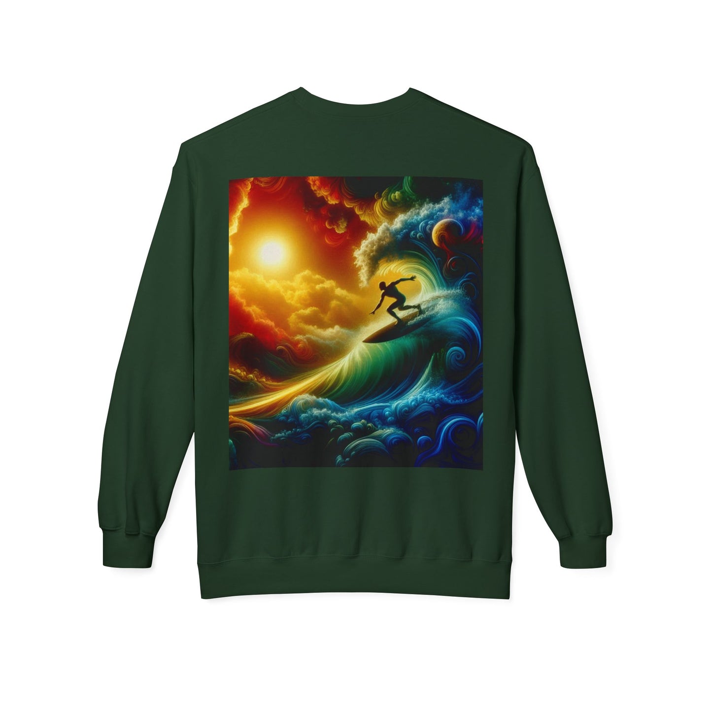 Juicy Clams Unisex Midweight Fleece Crewneck Sweatshirt (D013)