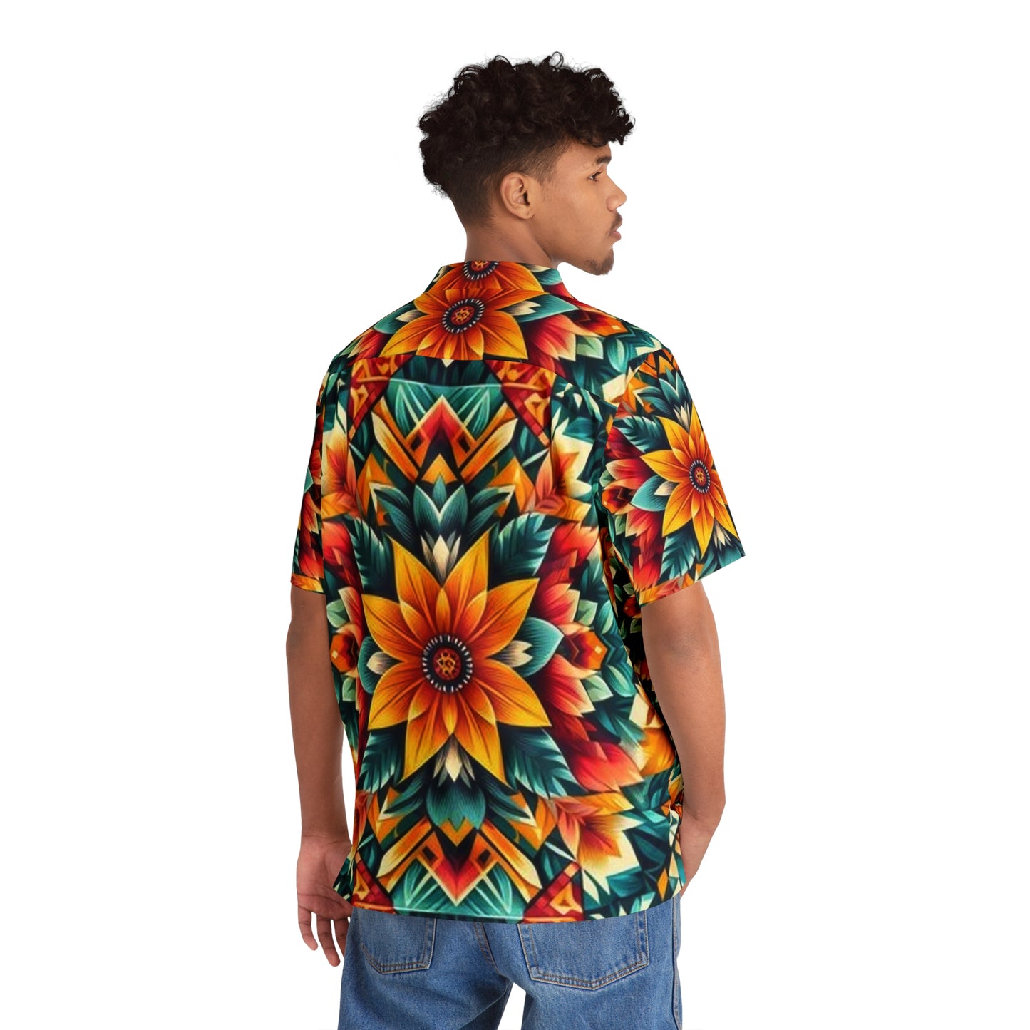 Juicy Clams Men's Hawaiian Shirt (1006)