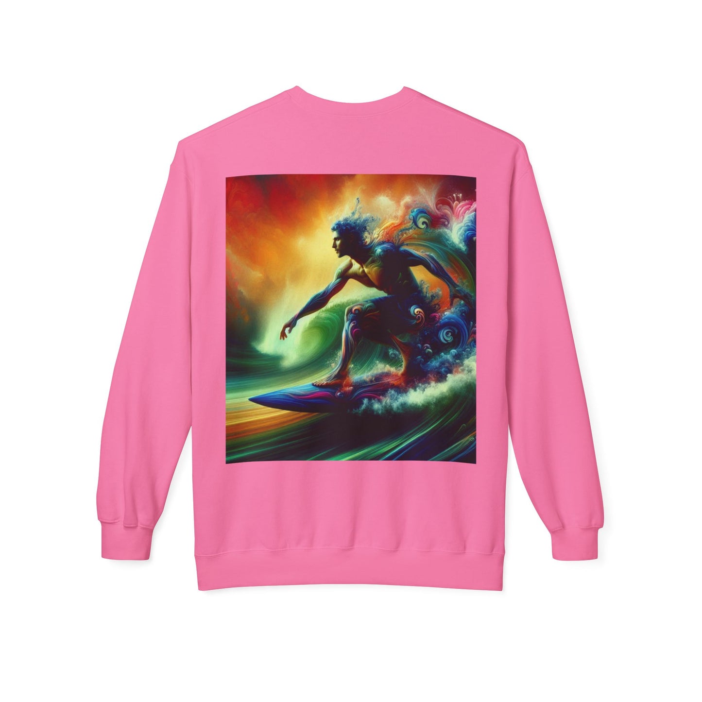 Juicy Clams Unisex Midweight Fleece Crewneck Sweatshirt (D047)