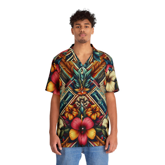 Juicy Clams Men's Hawaiian Shirt (1154)