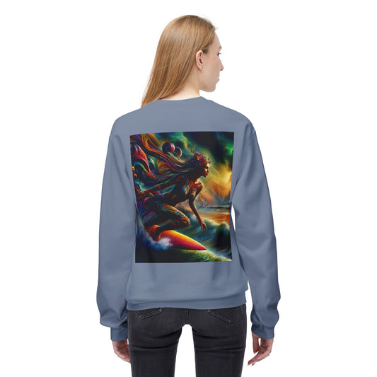 Juicy Clams Unisex Midweight Fleece Crewneck Sweatshirt (D009)