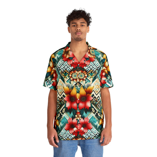 Juicy Clams Men's Hawaiian Shirt (1056)