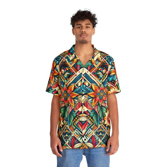 Juicy Clams Men's Hawaiian Shirt (1018)