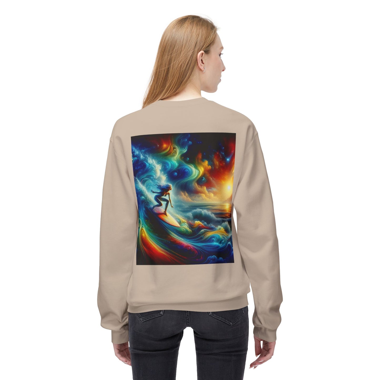 Juicy Clams Unisex Midweight Fleece Crewneck Sweatshirt (D035)