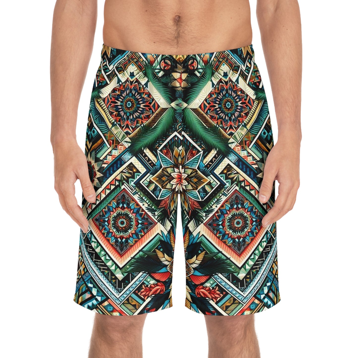 Juicy Clams Men's Board Shorts (H015)