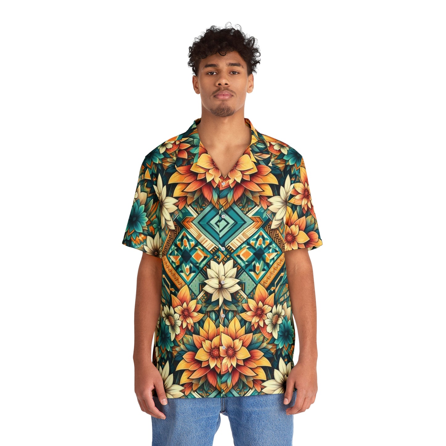 Juicy Clams Men's Hawaiian Shirt (1023)