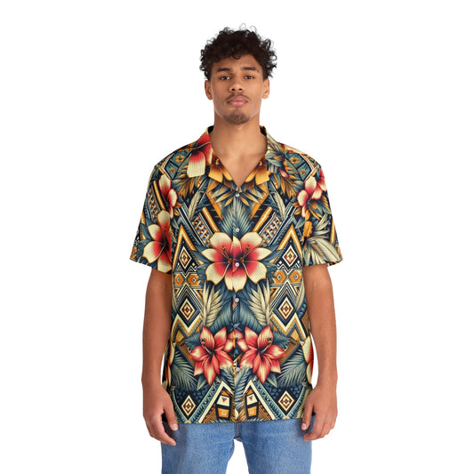 Juicy Clams Men's Hawaiian Shirt (1014)