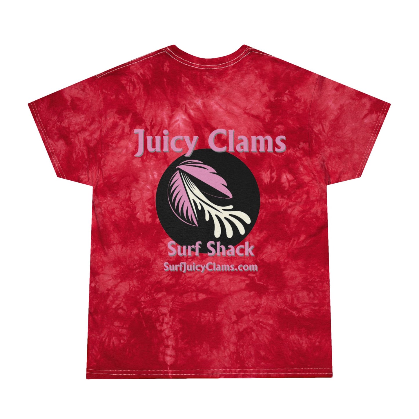 Juicy Clams Unisex Logo Crystal Tie-Dye T-Shirt (A001)