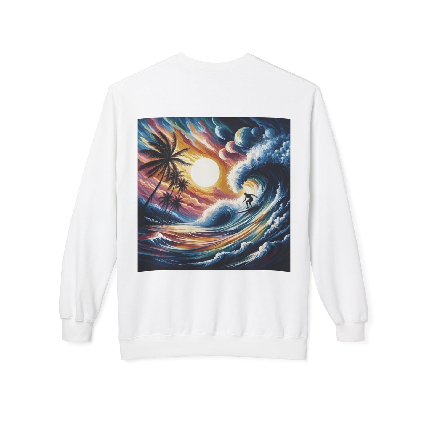 Juicy Clams Unisex Midweight Fleece Crewneck Sweatshirt (V035)