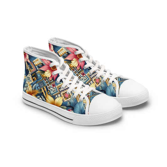 Juicy Clams Women's High Top Sneakers (1075)
