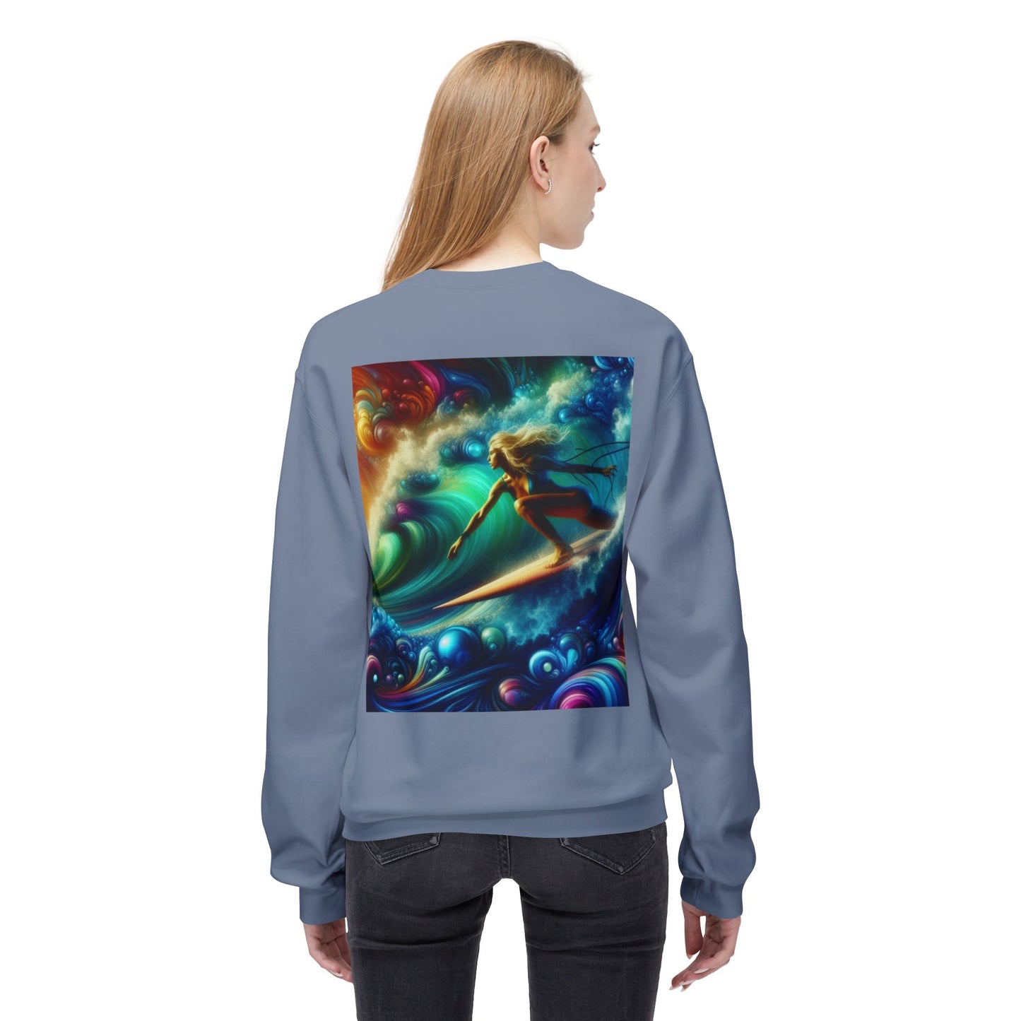 Juicy Clams Unisex Midweight Fleece Crewneck Sweatshirt (D010)