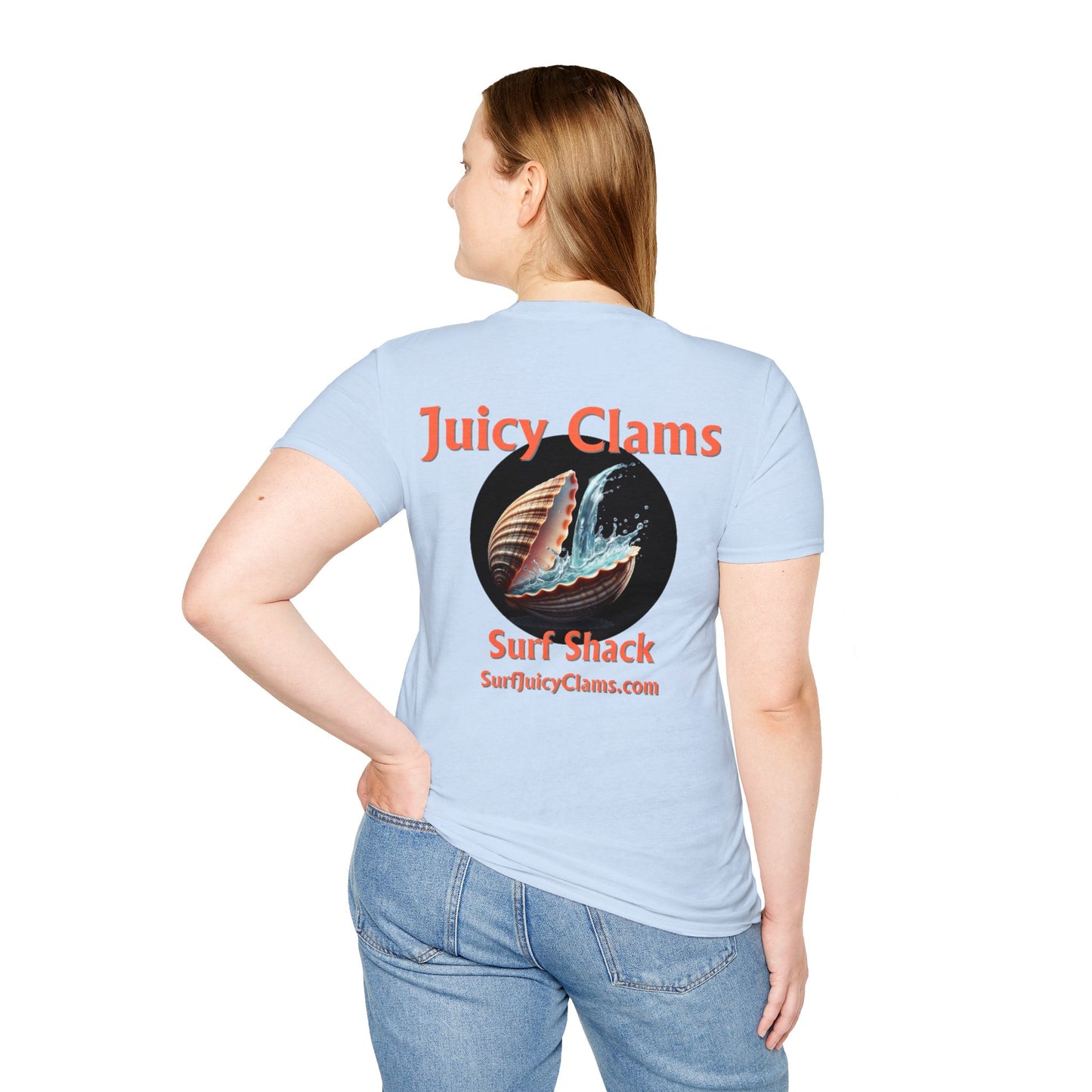 Juicy Clams Unisex Logo T-Shirt (L007)