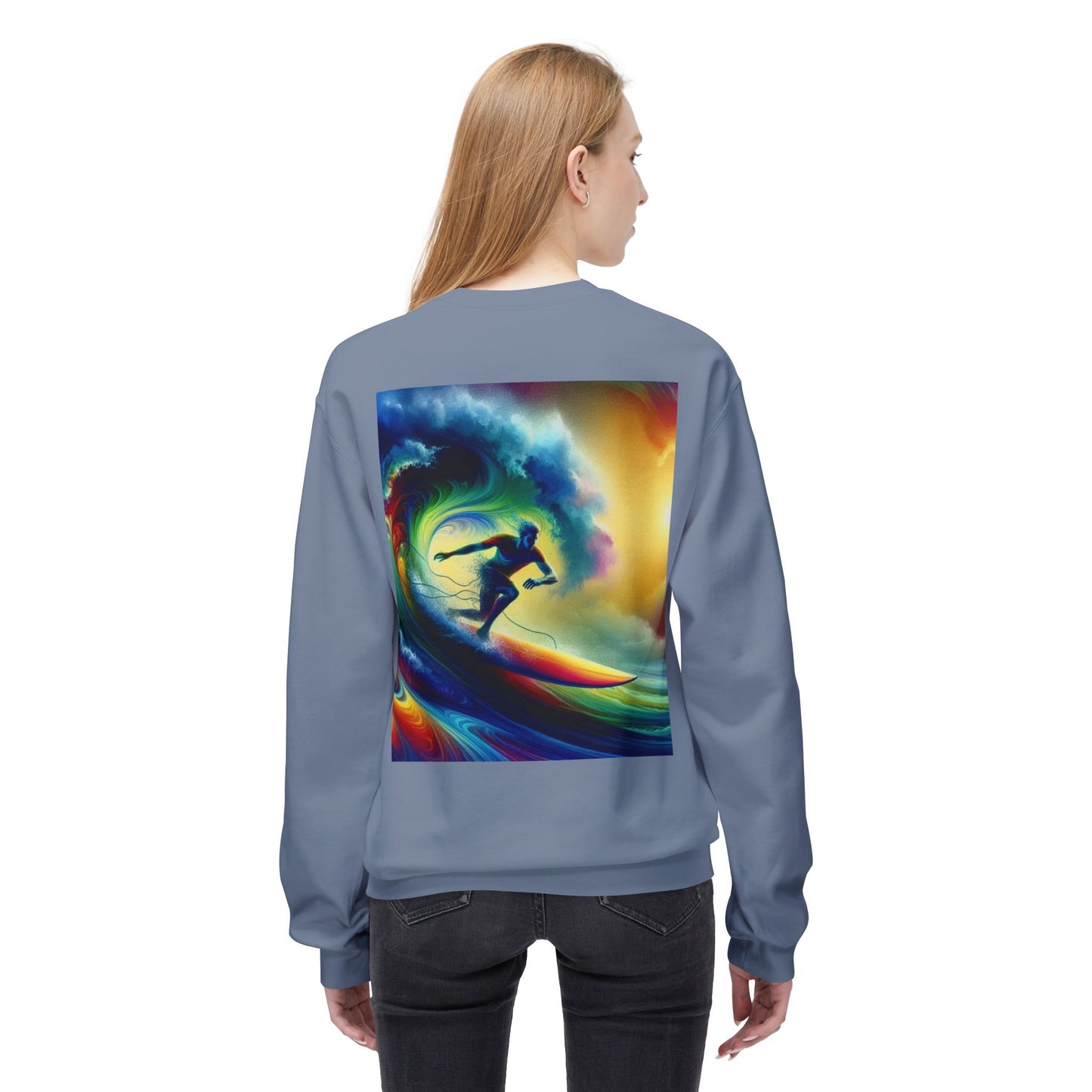 Juicy Clams Unisex Midweight Fleece Crewneck Sweatshirt (D027)