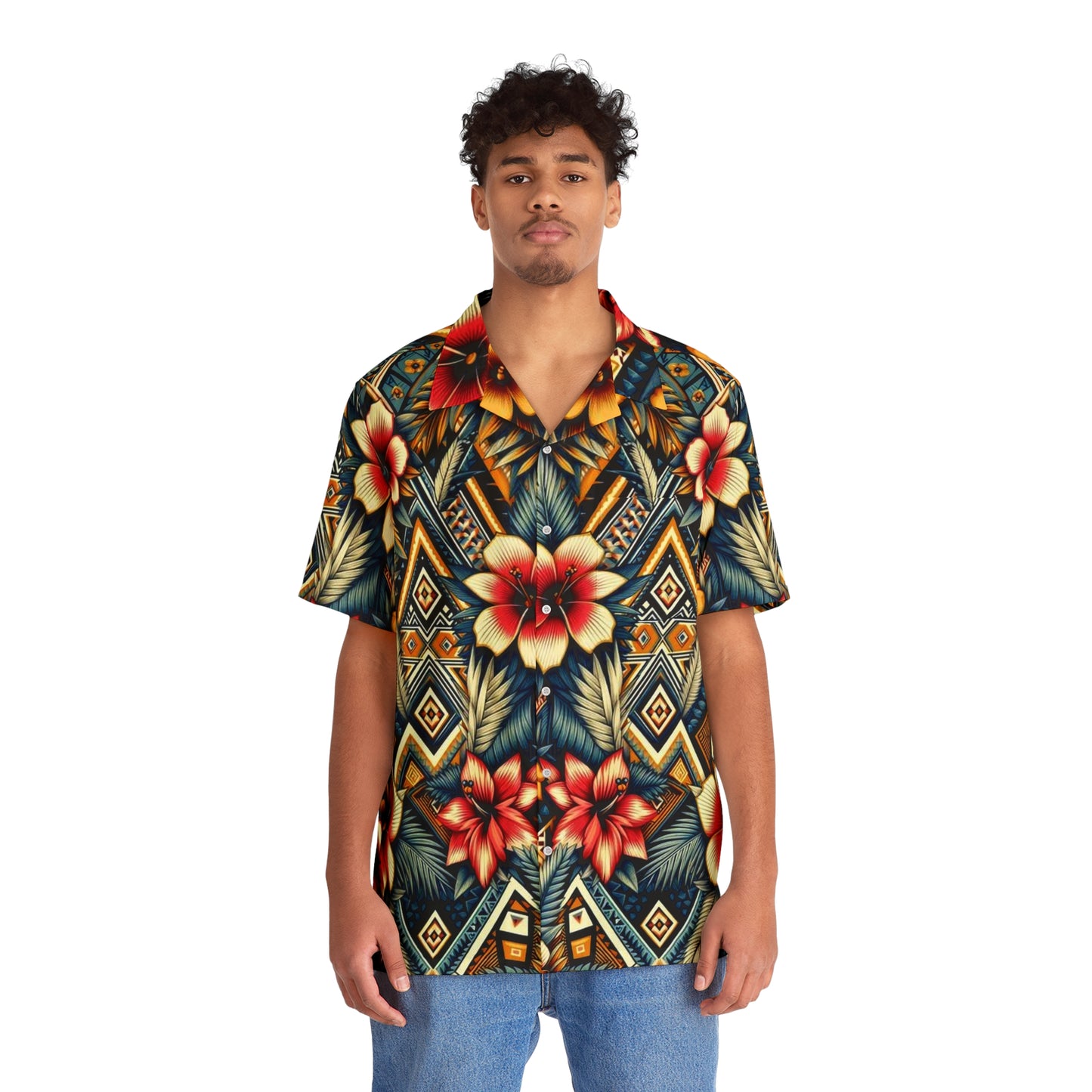 Juicy Clams Men's Hawaiian Shirt (H014)