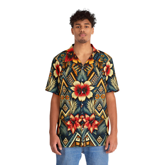 Juicy Clams Men's Hawaiian Shirt (H014)