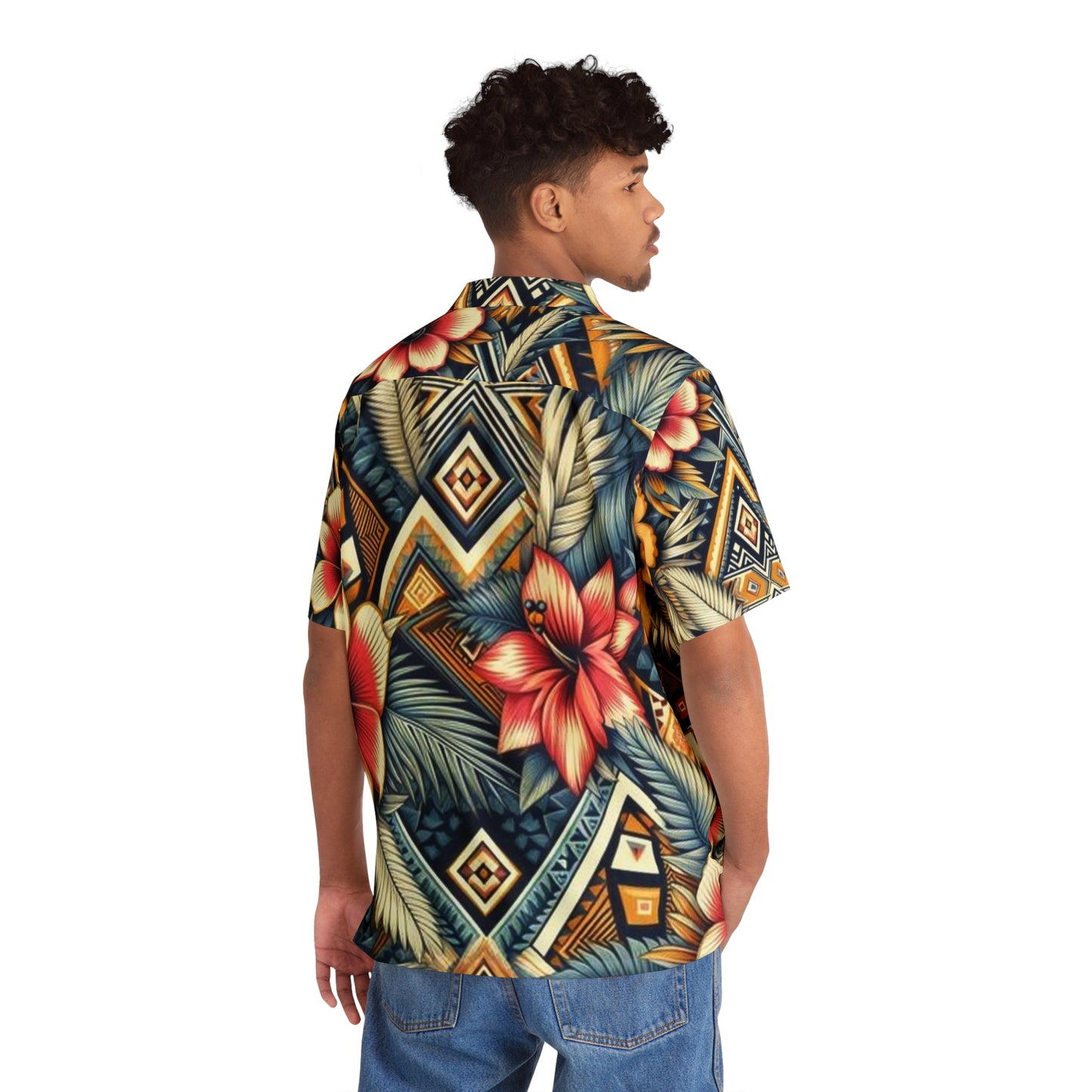 Juicy Clams Men's Hawaiian Shirt (1014)