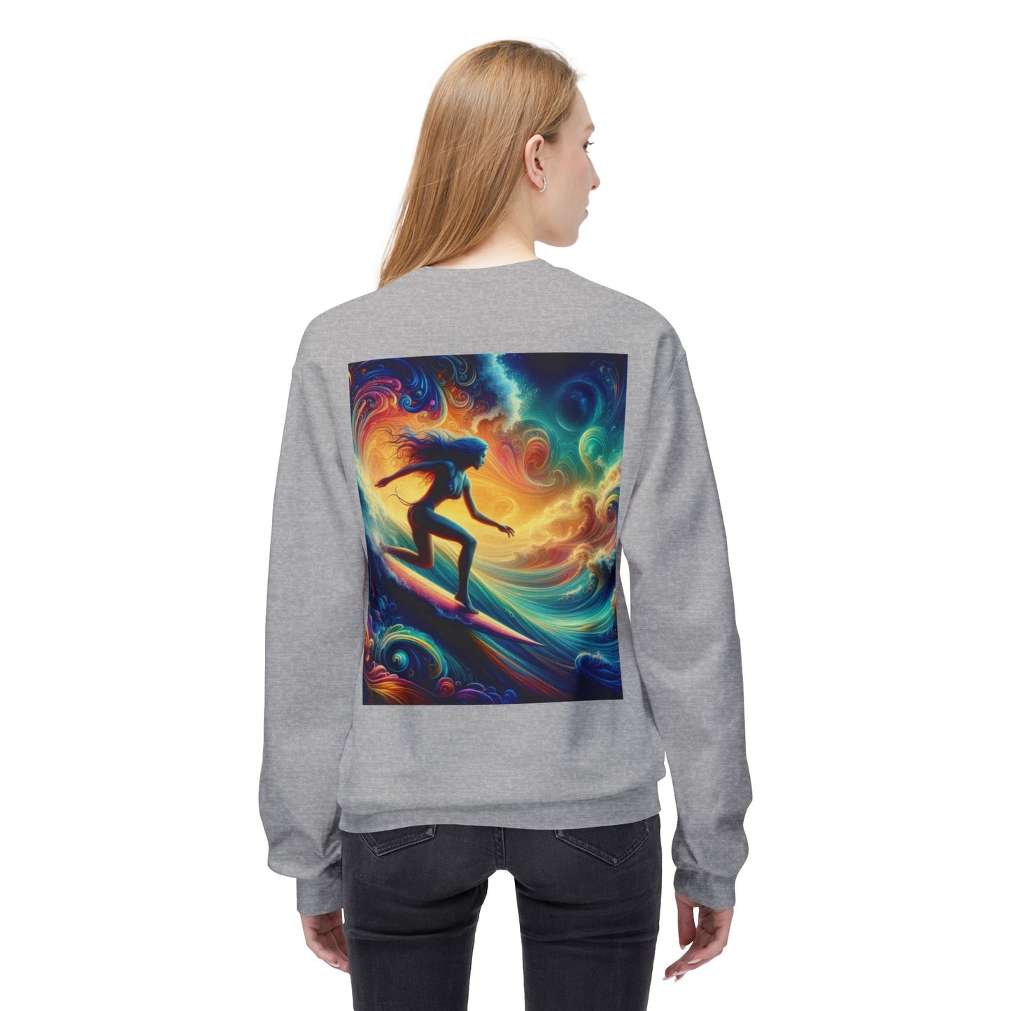 Juicy Clams Unisex Midweight Fleece Crewneck Sweatshirt (D026)