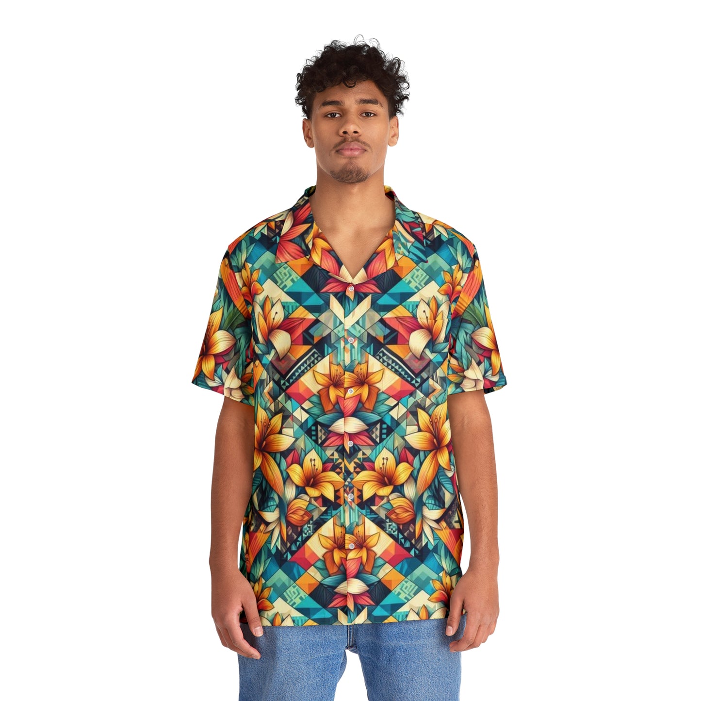 Juicy Clams Men's Hawaiian Shirt (1002)