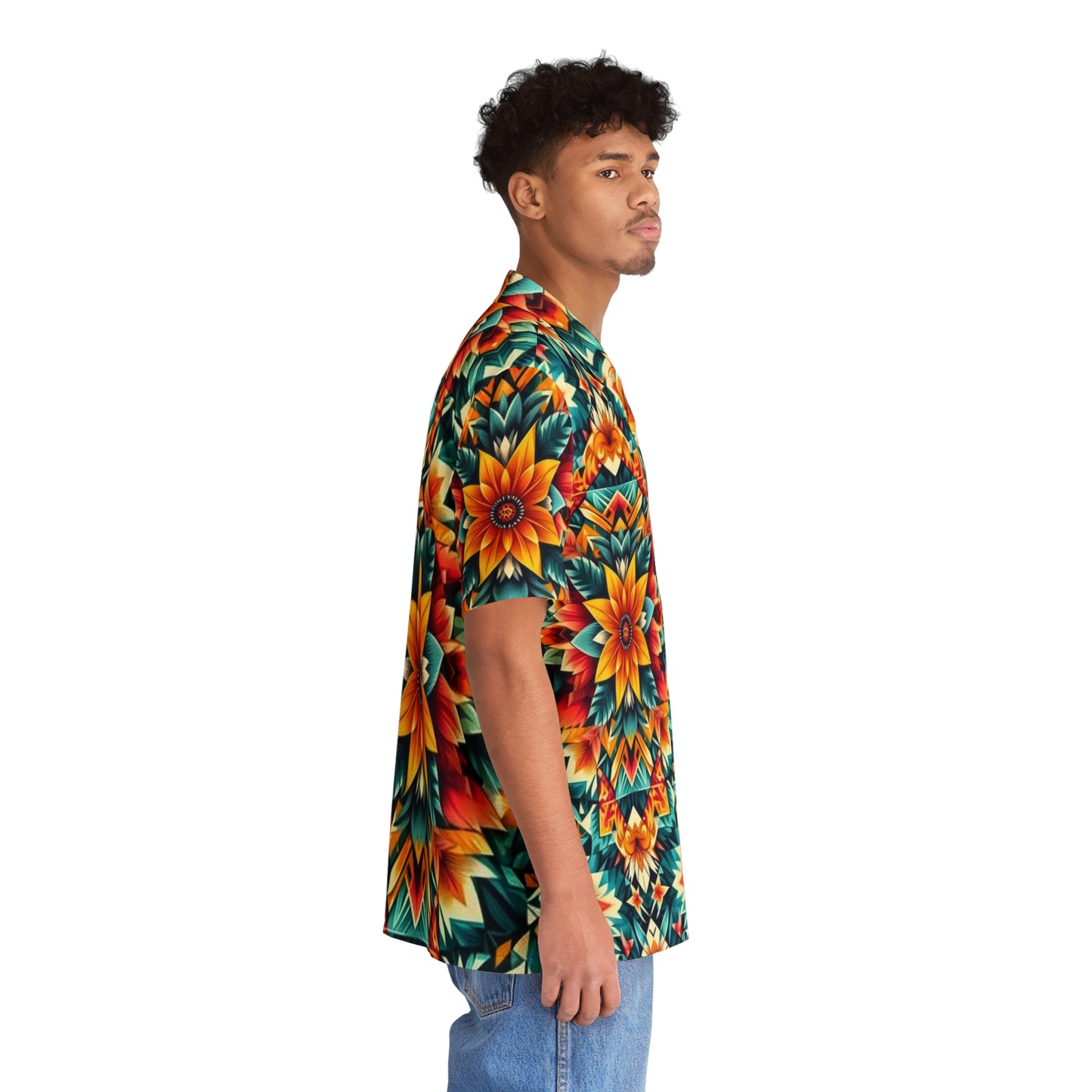 Juicy Clams Men's Hawaiian Shirt (1006)