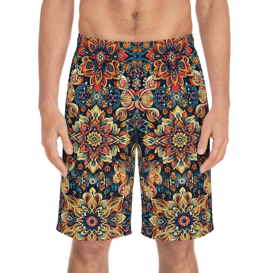 Juicy Clams Men's Board Shorts (H072)