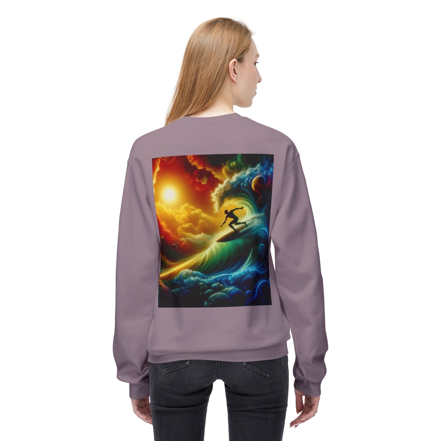 Juicy Clams Unisex Midweight Fleece Crewneck Sweatshirt (D013)