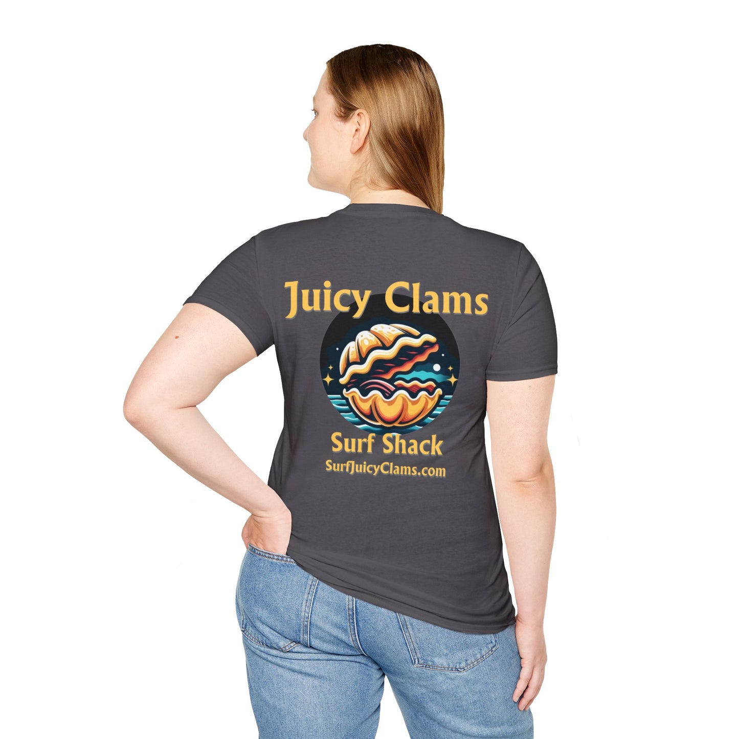 Juicy Clams Unisex Logo T-Shirt (L008)