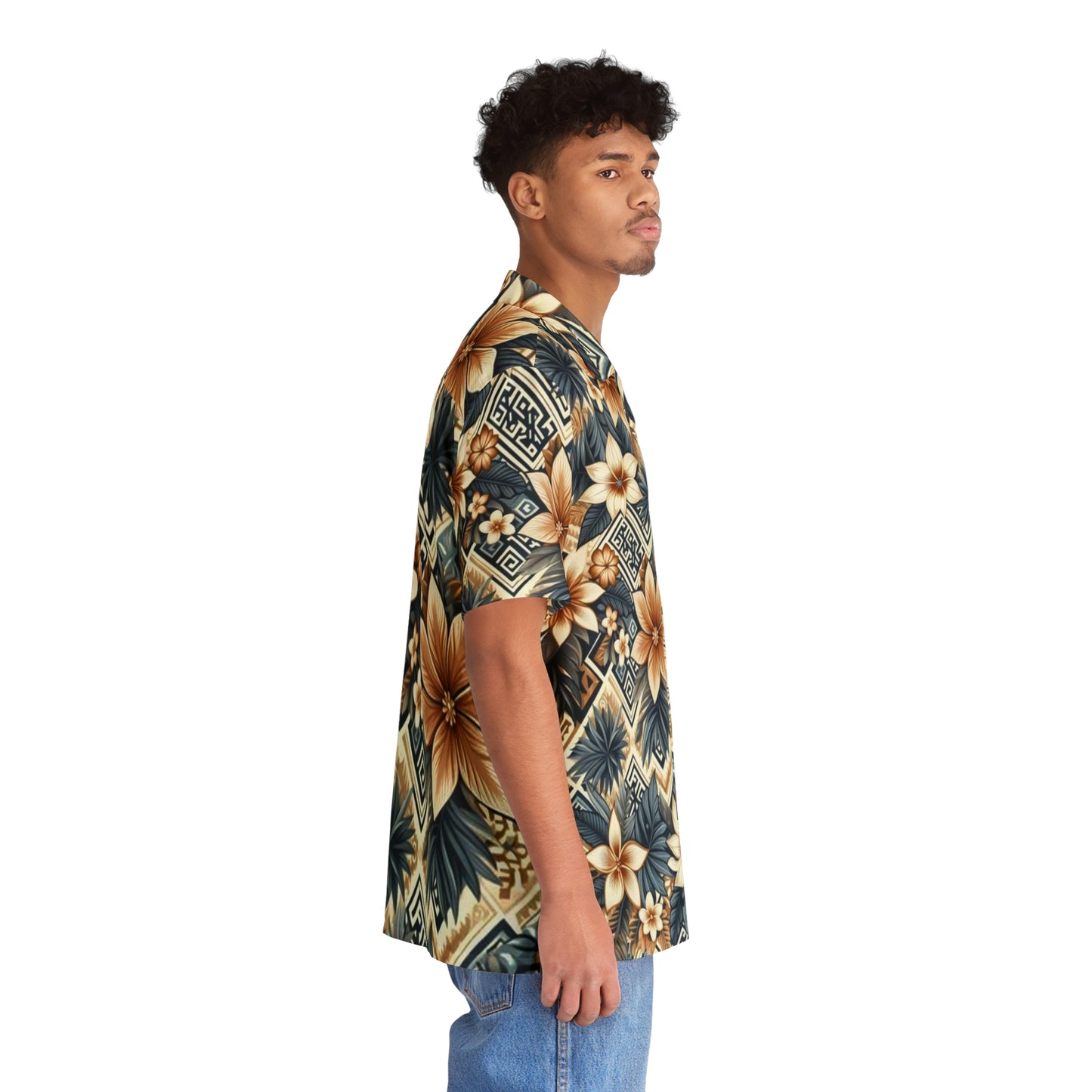 Juicy Clams Men's Hawaiian Shirt (1119)