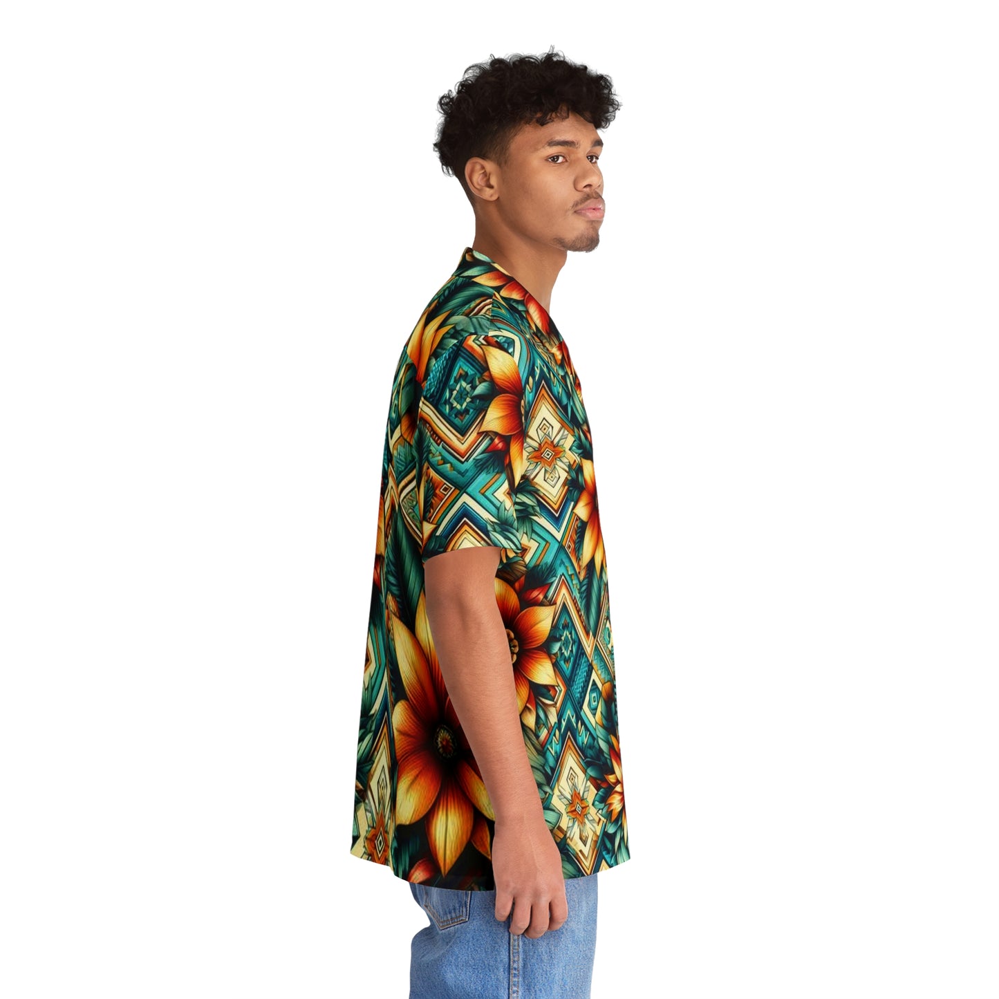 Juicy Clams Men's Hawaiian Shirt (1027)