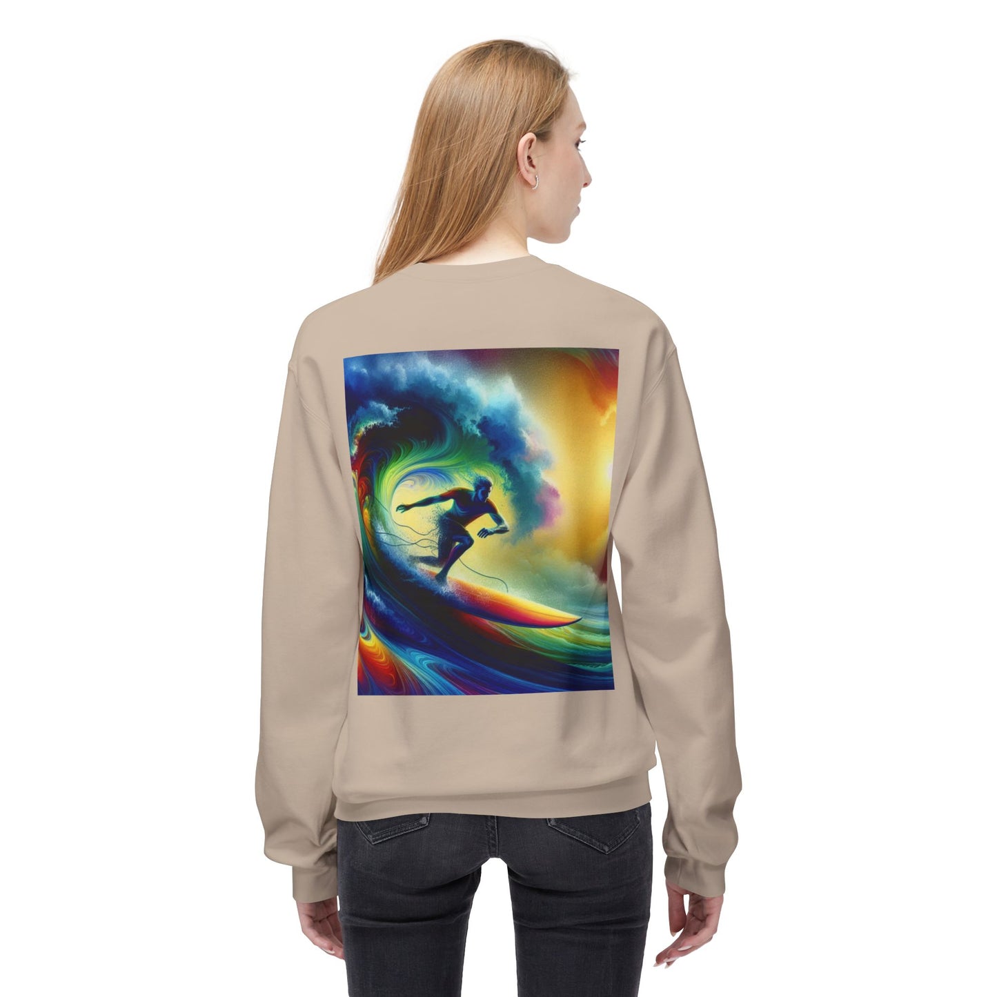 Juicy Clams Unisex Midweight Fleece Crewneck Sweatshirt (D027)