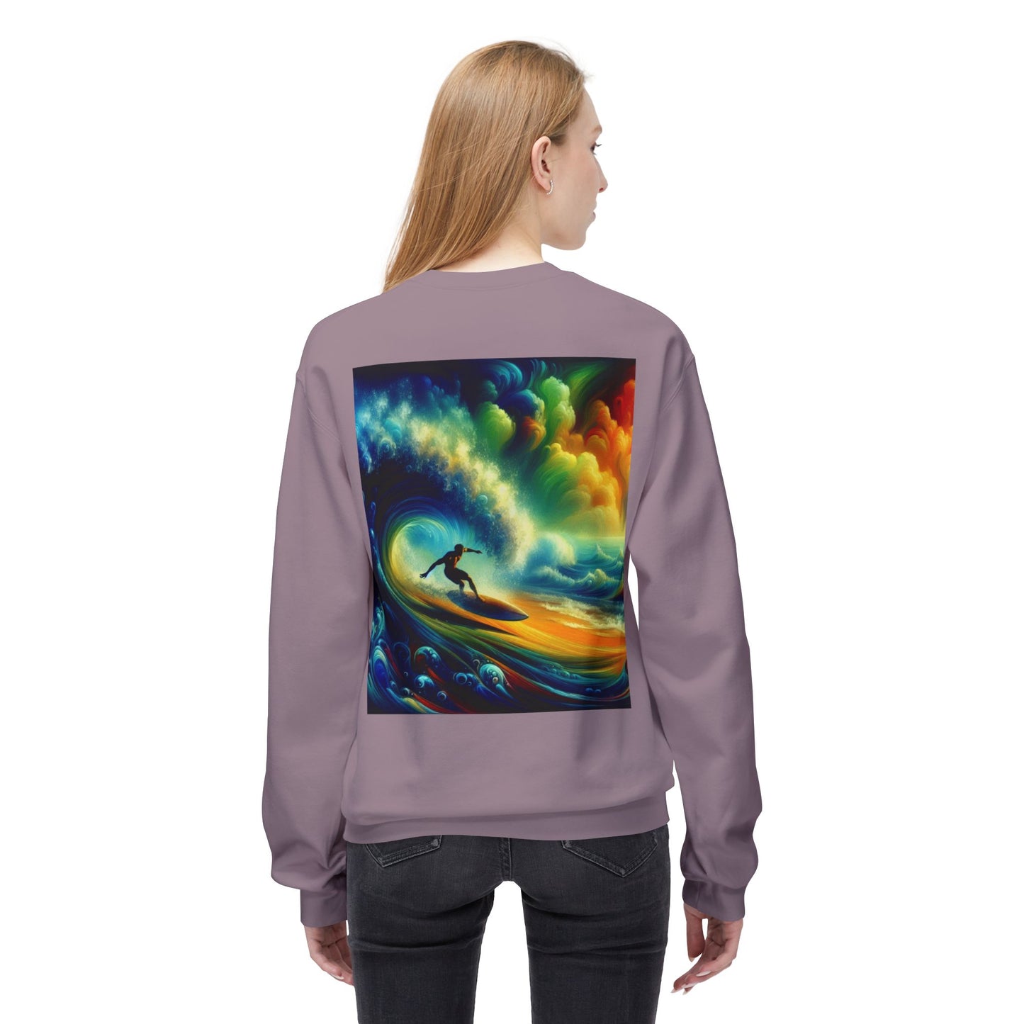 Juicy Clams Unisex Midweight Fleece Crewneck Sweatshirt (D017)