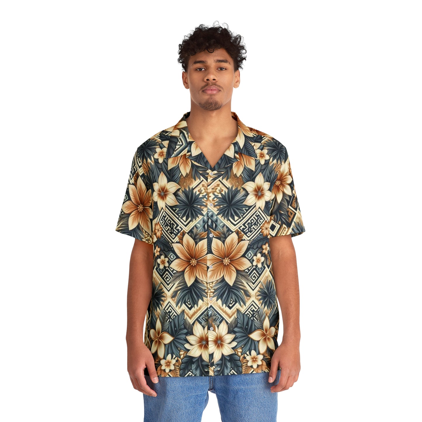 Juicy Clams Men's Hawaiian Shirt (1119)