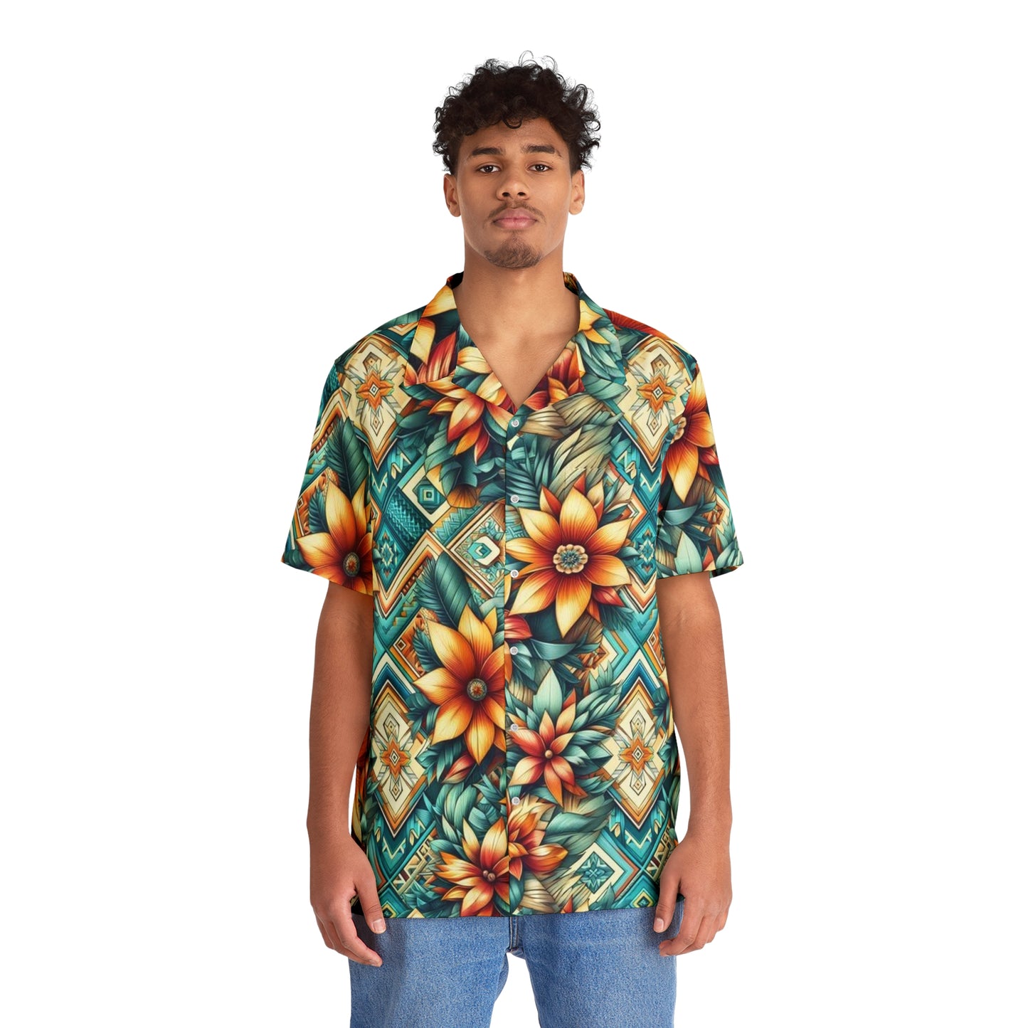 Juicy Clams Men's Hawaiian Shirt (1027)