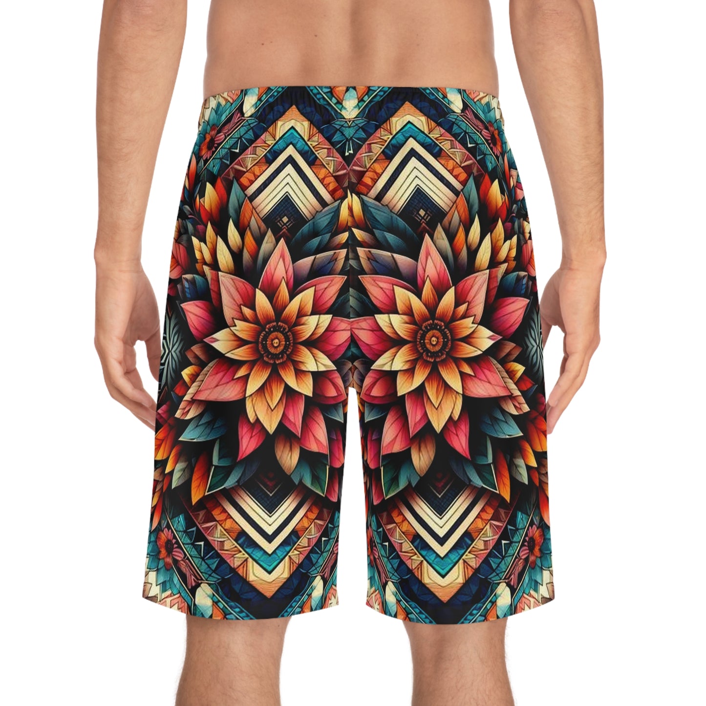 Juicy Clams Men's Board Shorts (H040)