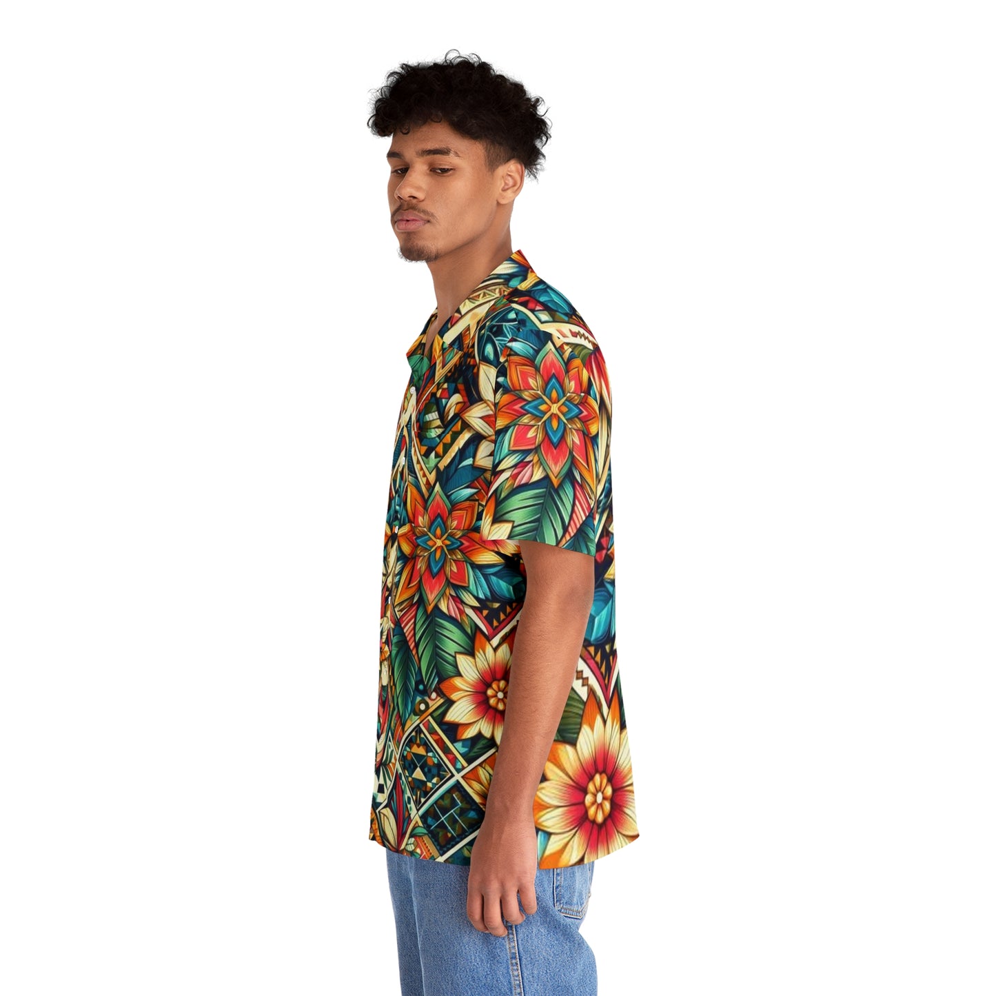 Juicy Clams Men's Hawaiian Shirt (1018)