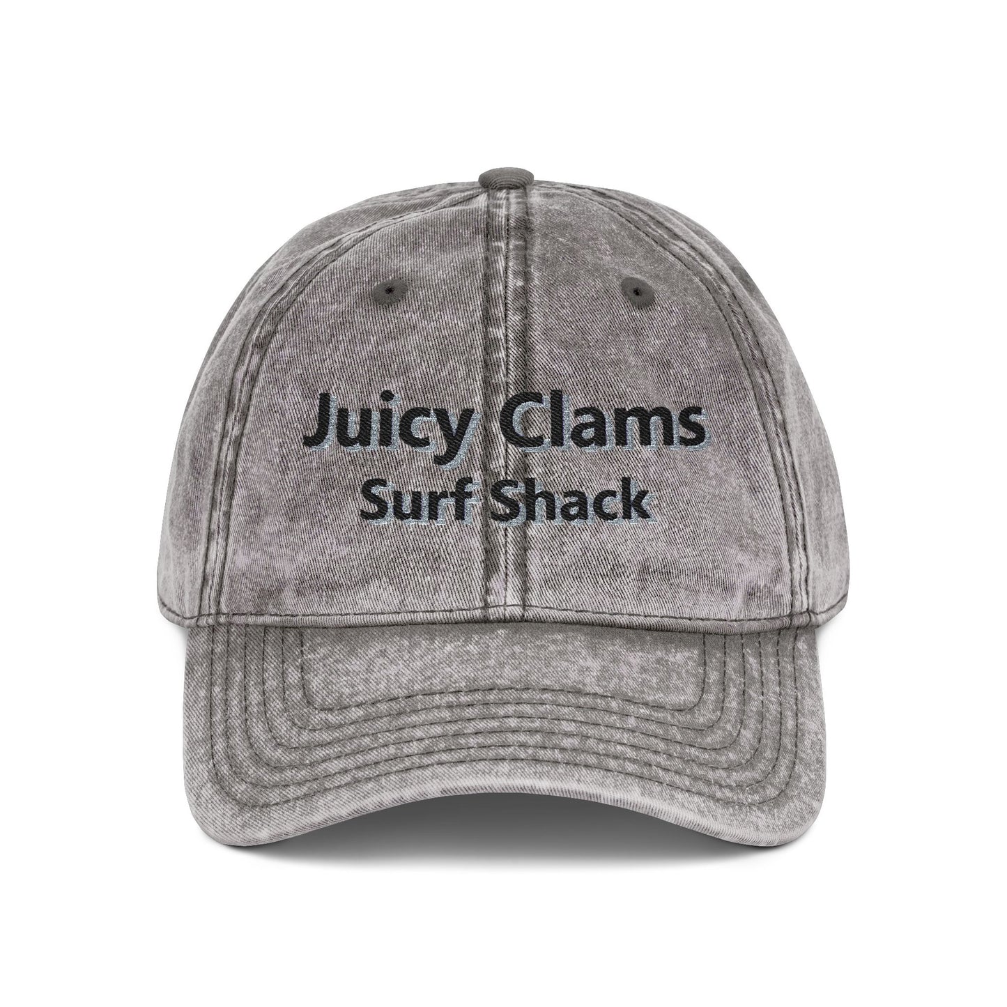 Juicy Clams Embroidered Vintage Cap (E005)