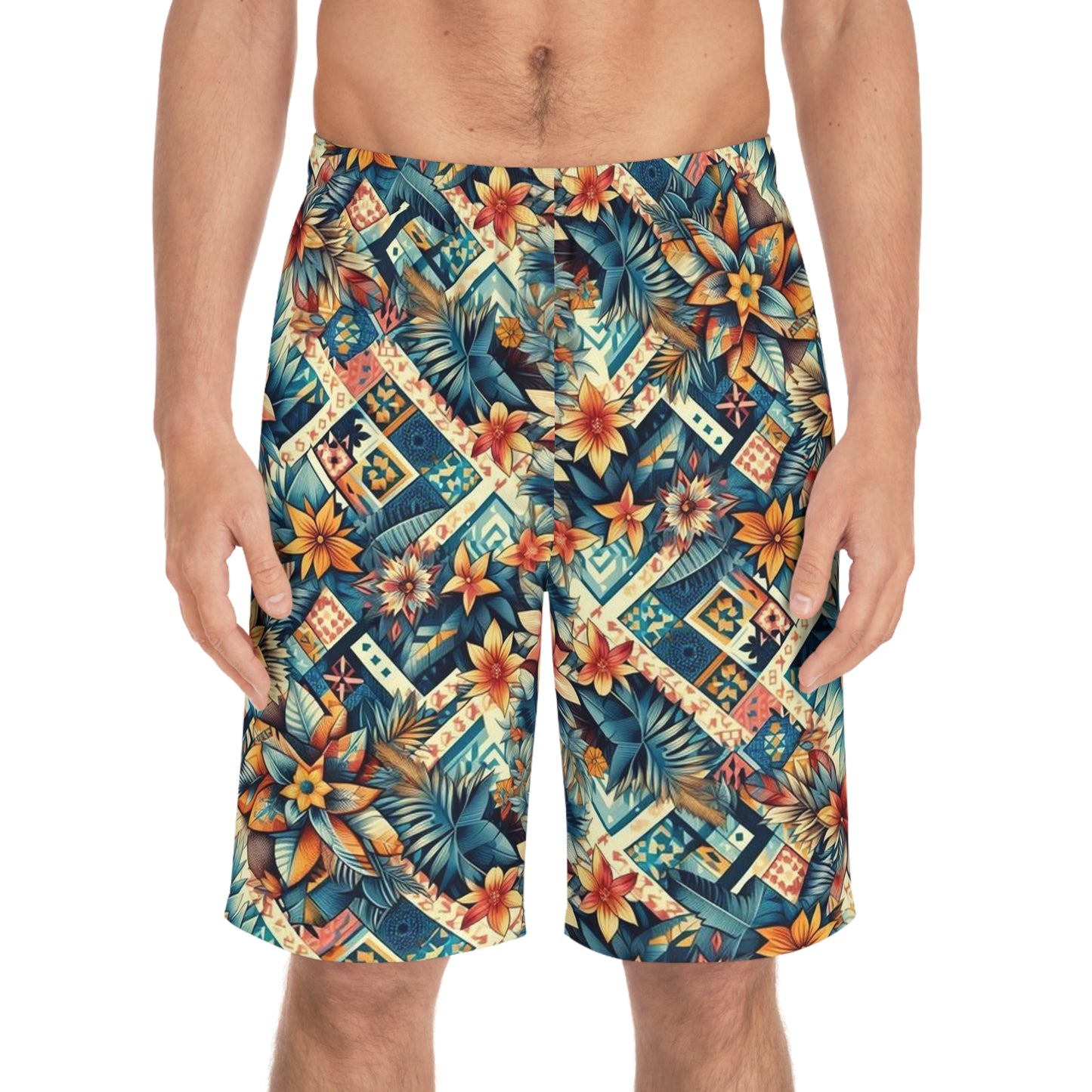 Juicy Clams Men's Board Shorts (1019)