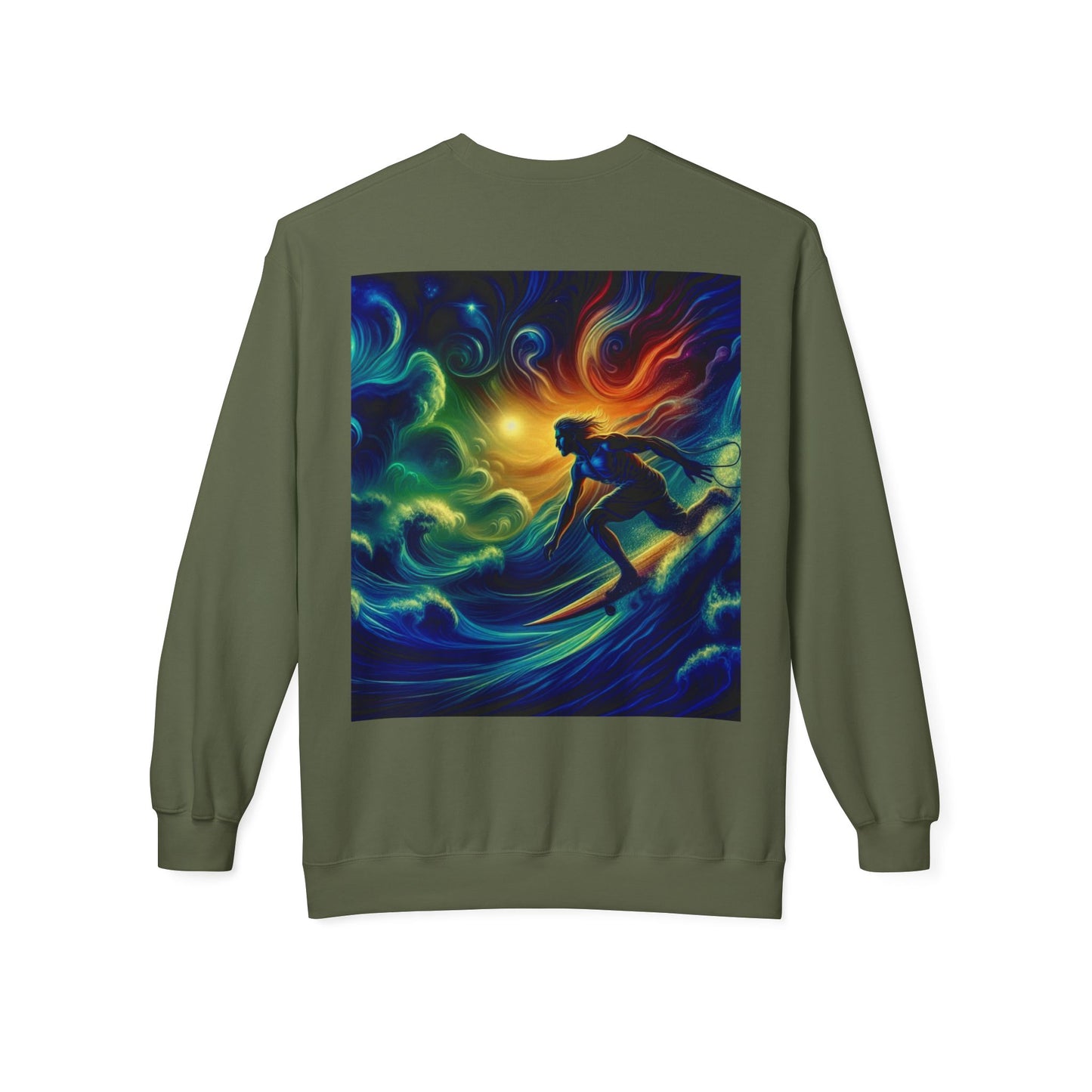 Juicy Clams Unisex Midweight Fleece Crewneck Sweatshirt (D028)