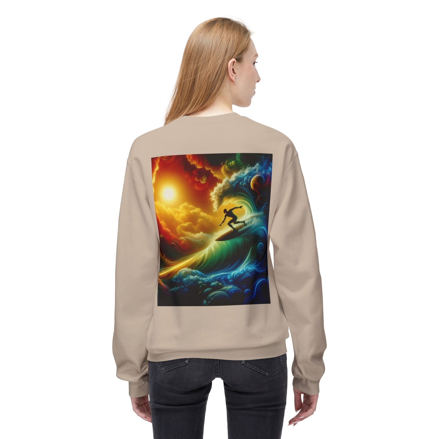 Juicy Clams Unisex Midweight Fleece Crewneck Sweatshirt (D013)