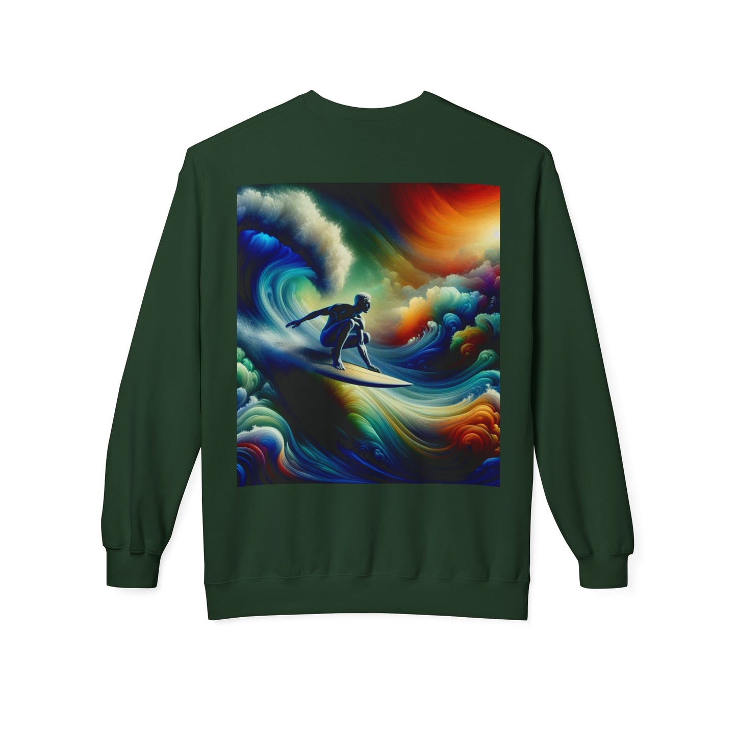 Juicy Clams Unisex Midweight Fleece Crewneck Sweatshirt (D048)