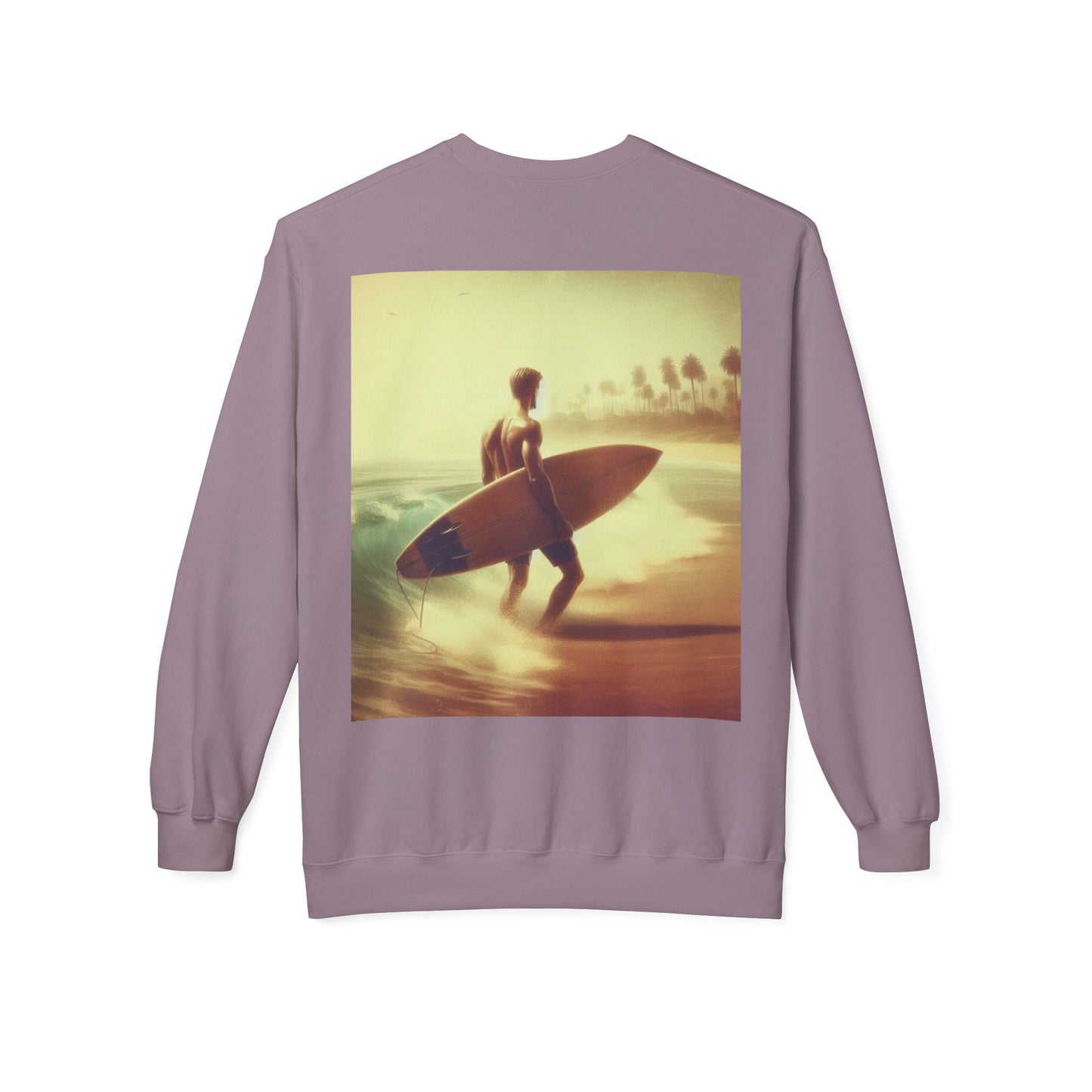 Juicy Clams Unisex Midweight Fleece Crewneck Sweatshirt (V048)