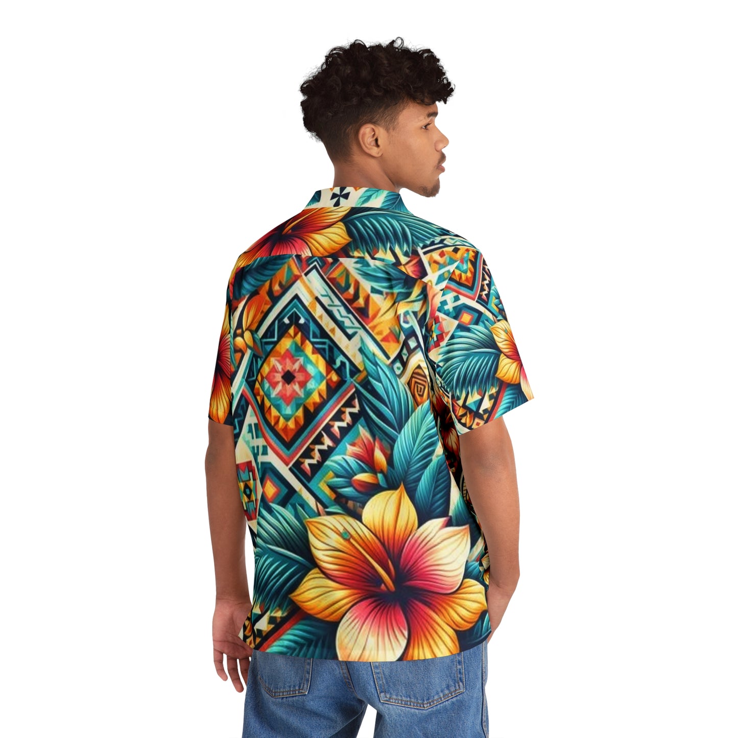 Juicy Clams Men's Hawaiian Shirt (1007)