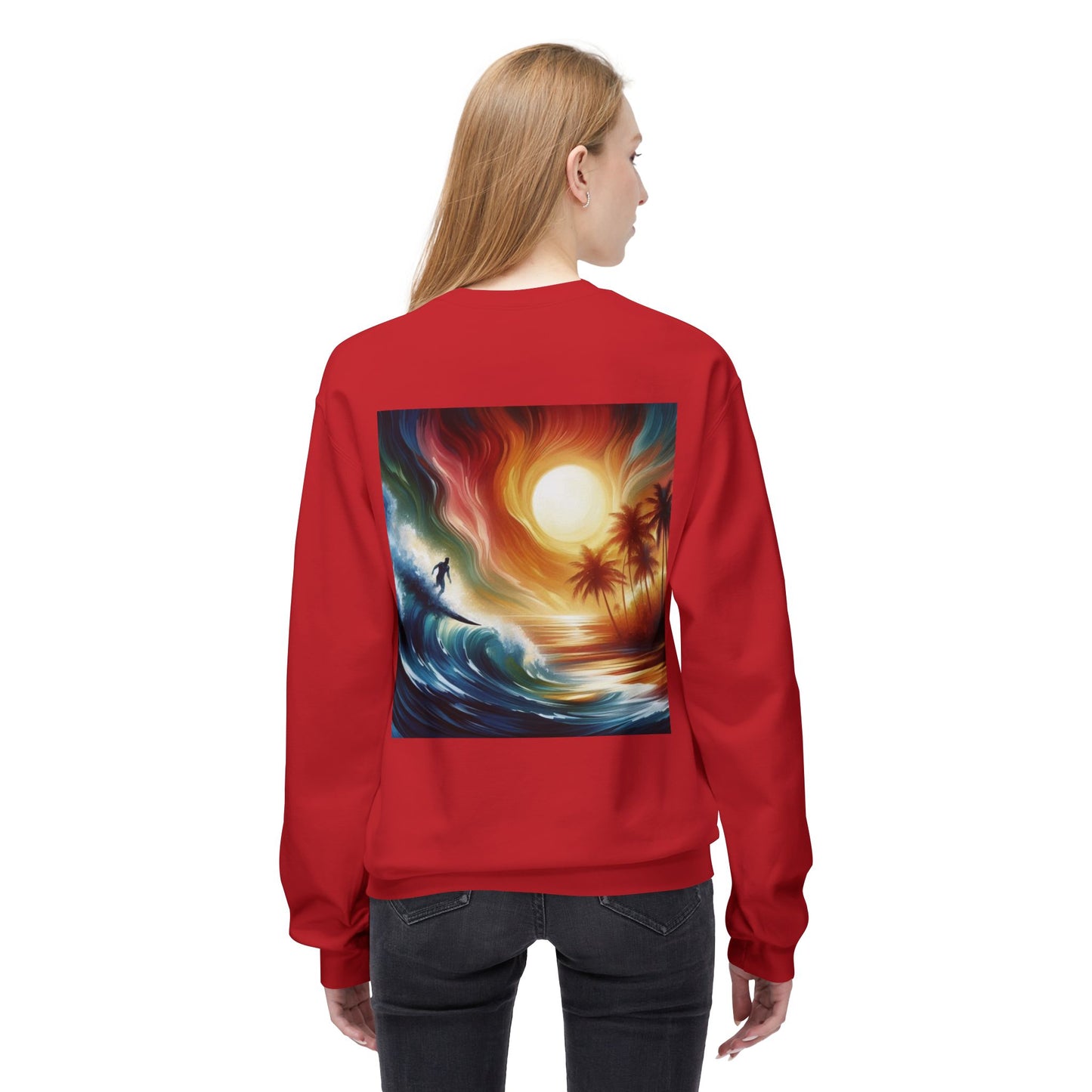 Juicy Clams Unisex Midweight Fleece Crewneck Sweatshirt (V036)