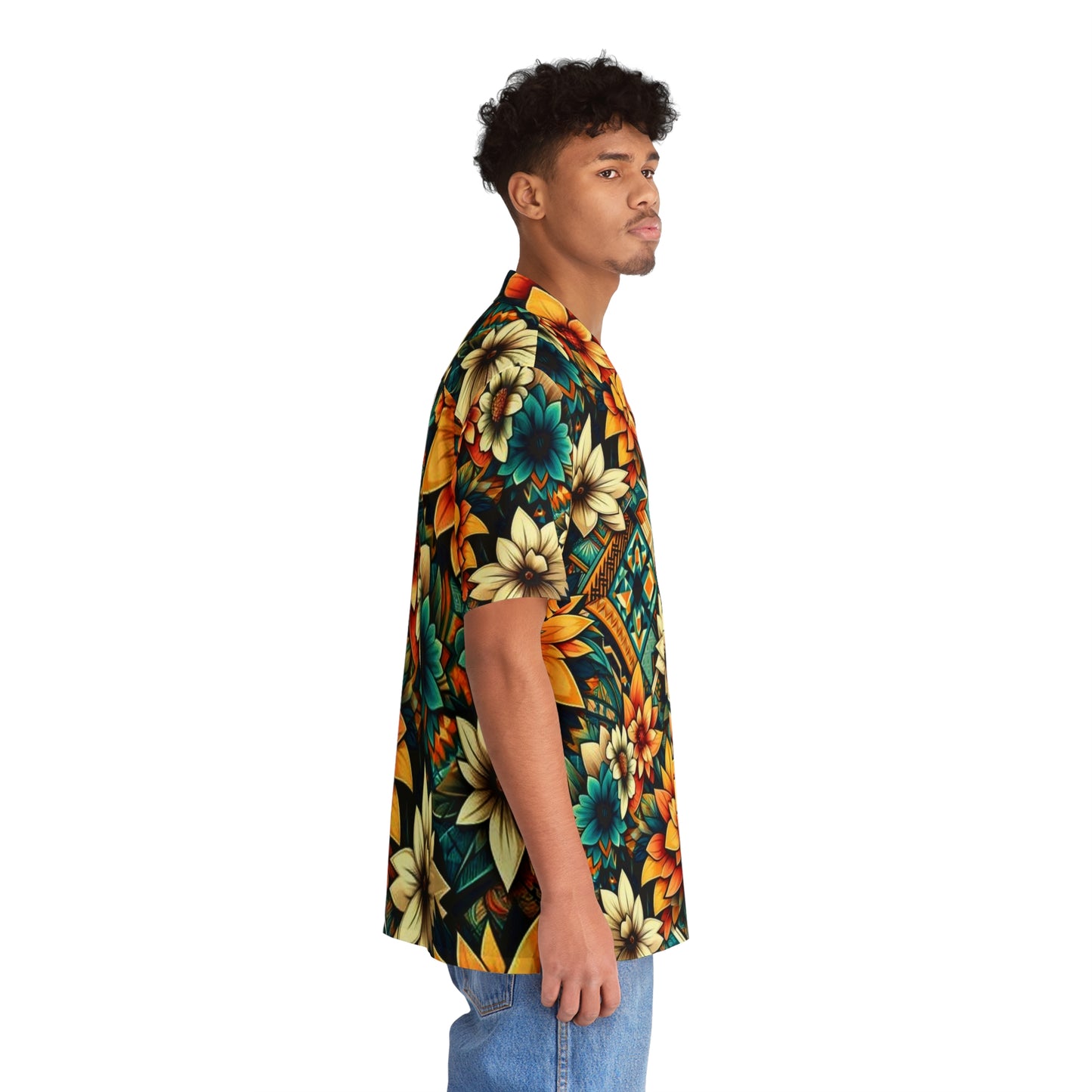 Juicy Clams Men's Hawaiian Shirt (1023)