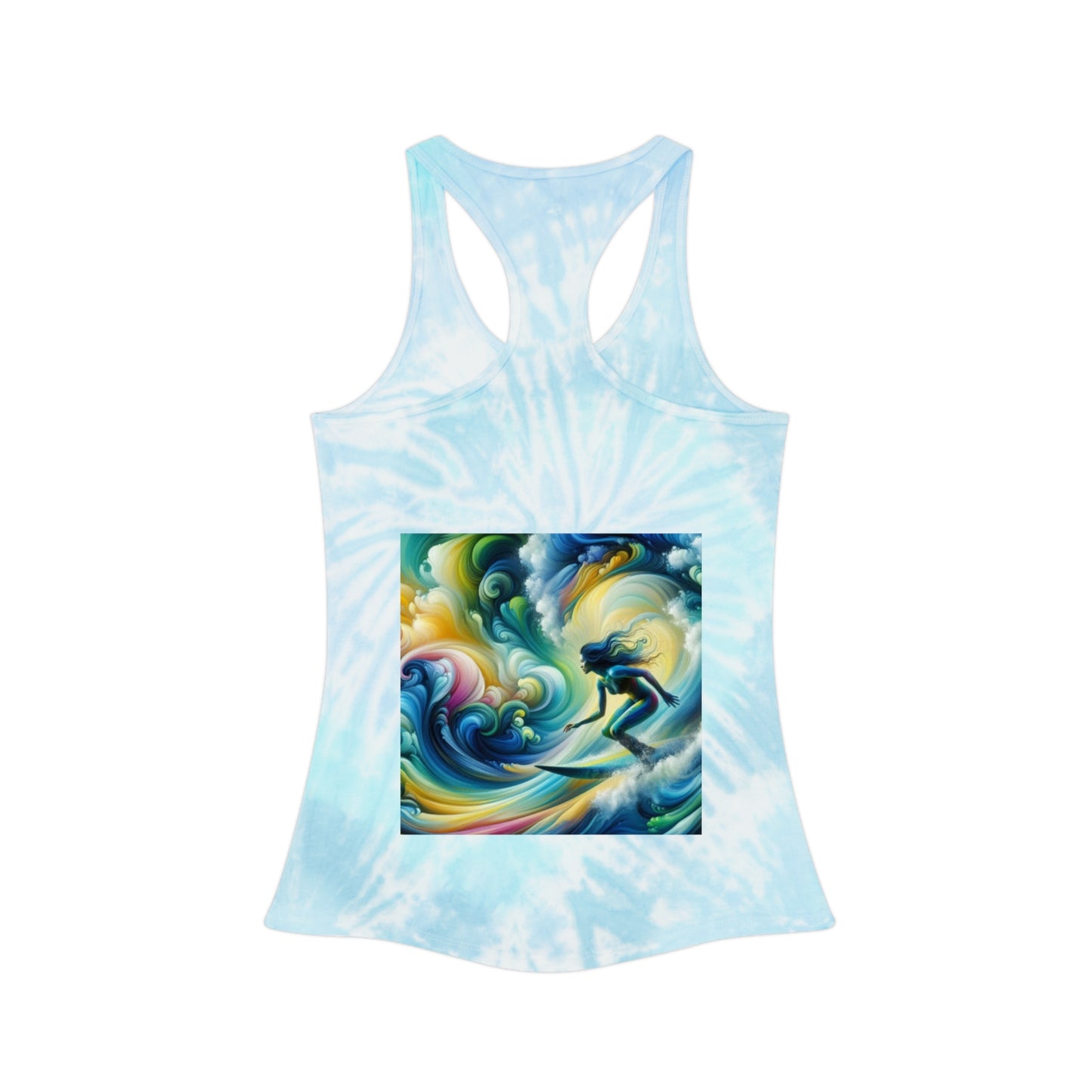 Juicy Clams Tie Dye Racerback Tank Top (V115)