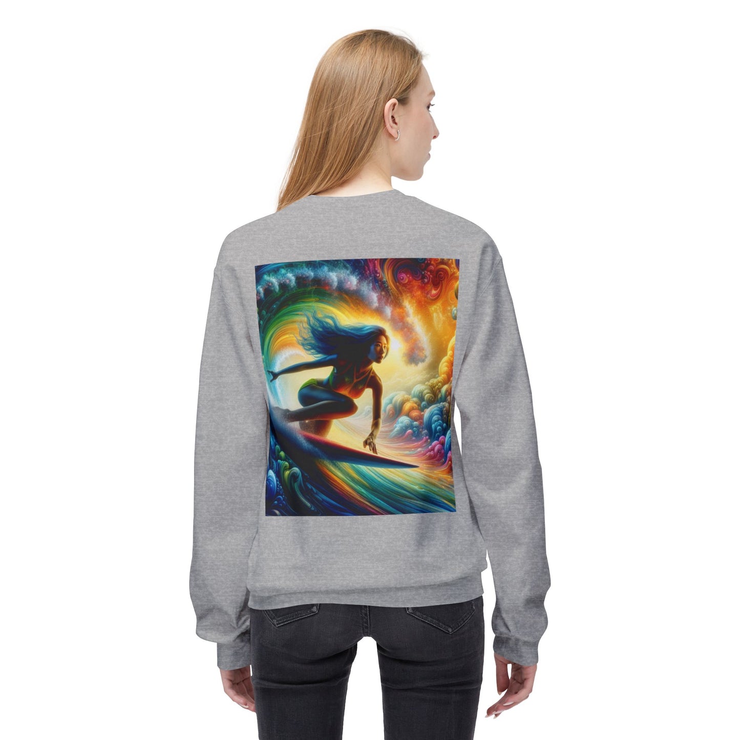 Juicy Clams Unisex Midweight Fleece Crewneck Sweatshirt (D021)