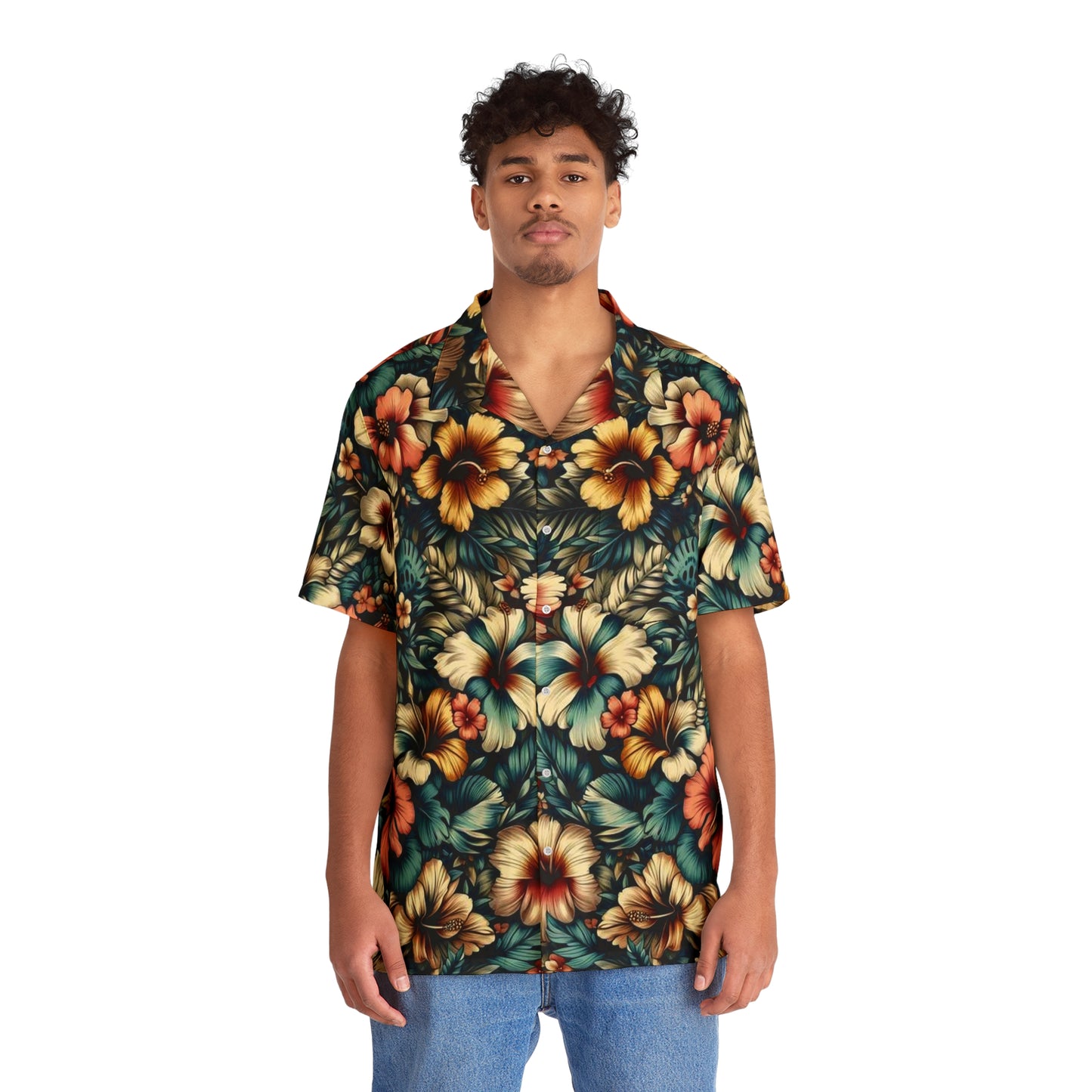 Juicy Clams Men's Hawaiian Shirt (1081)